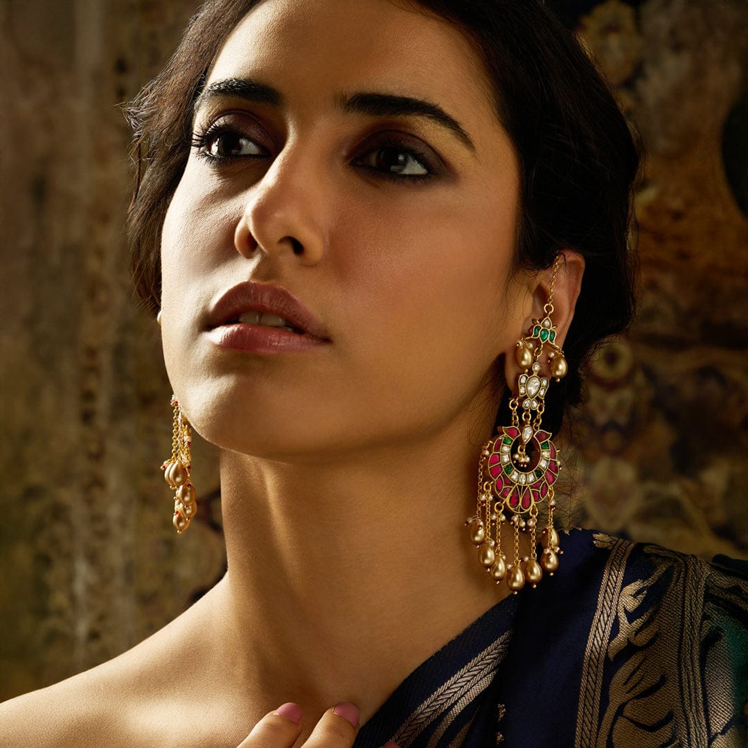 Rajwadi Grace Dangle Earring - Image 2