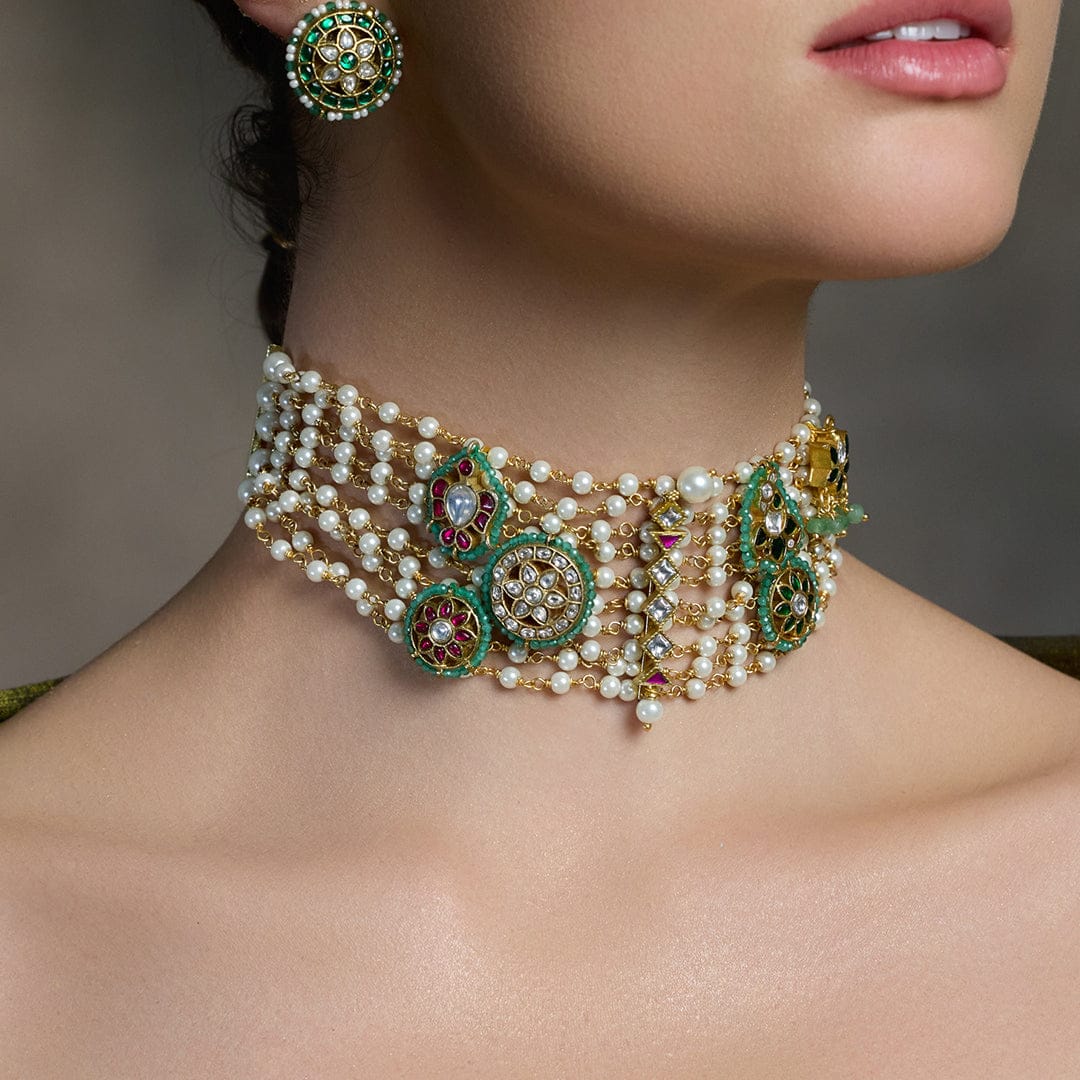 Regal pearl jwellery Set