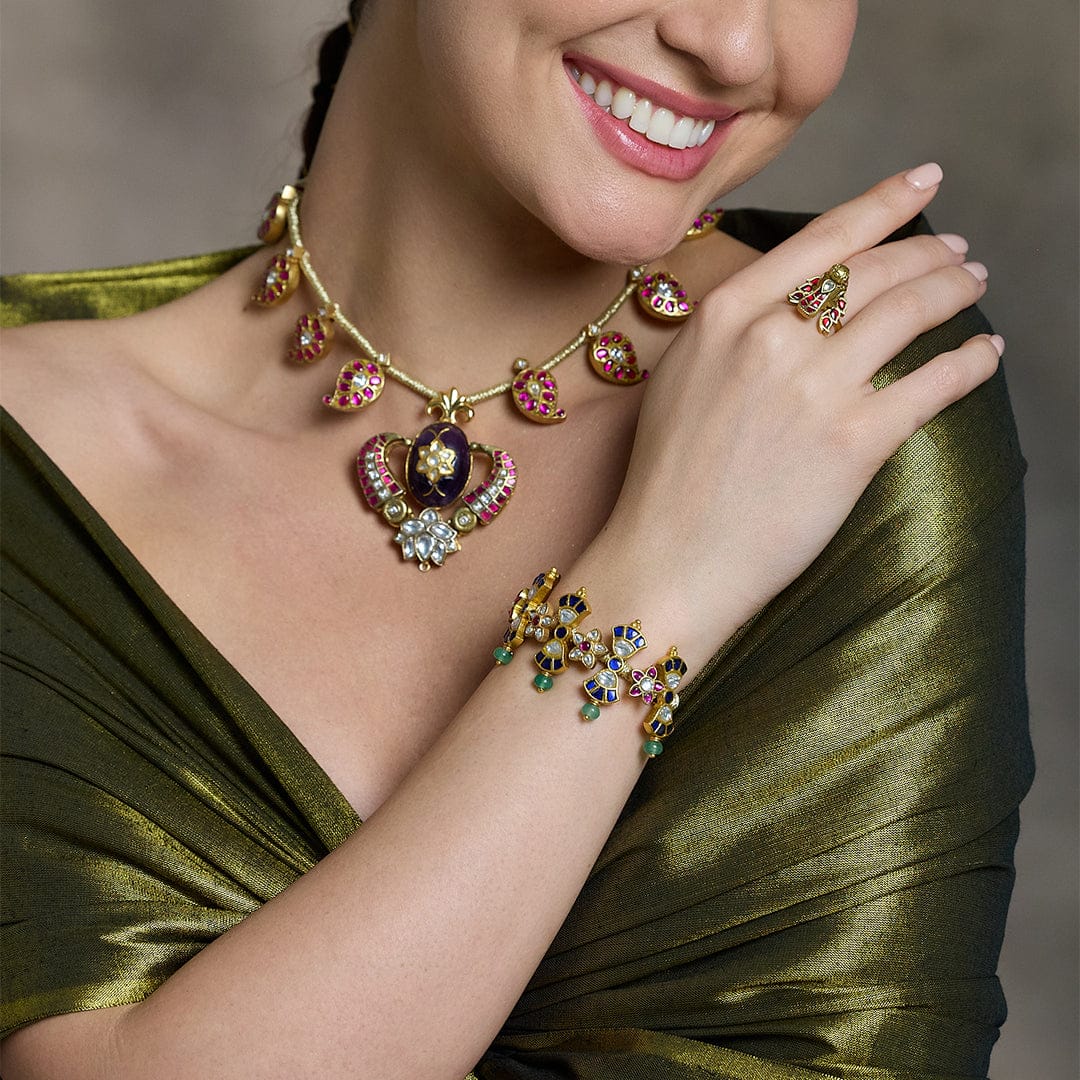 Regal Sparkle Temple Bracelet - Image 2