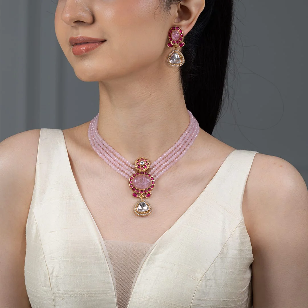Revya Long necklace set - Image 2