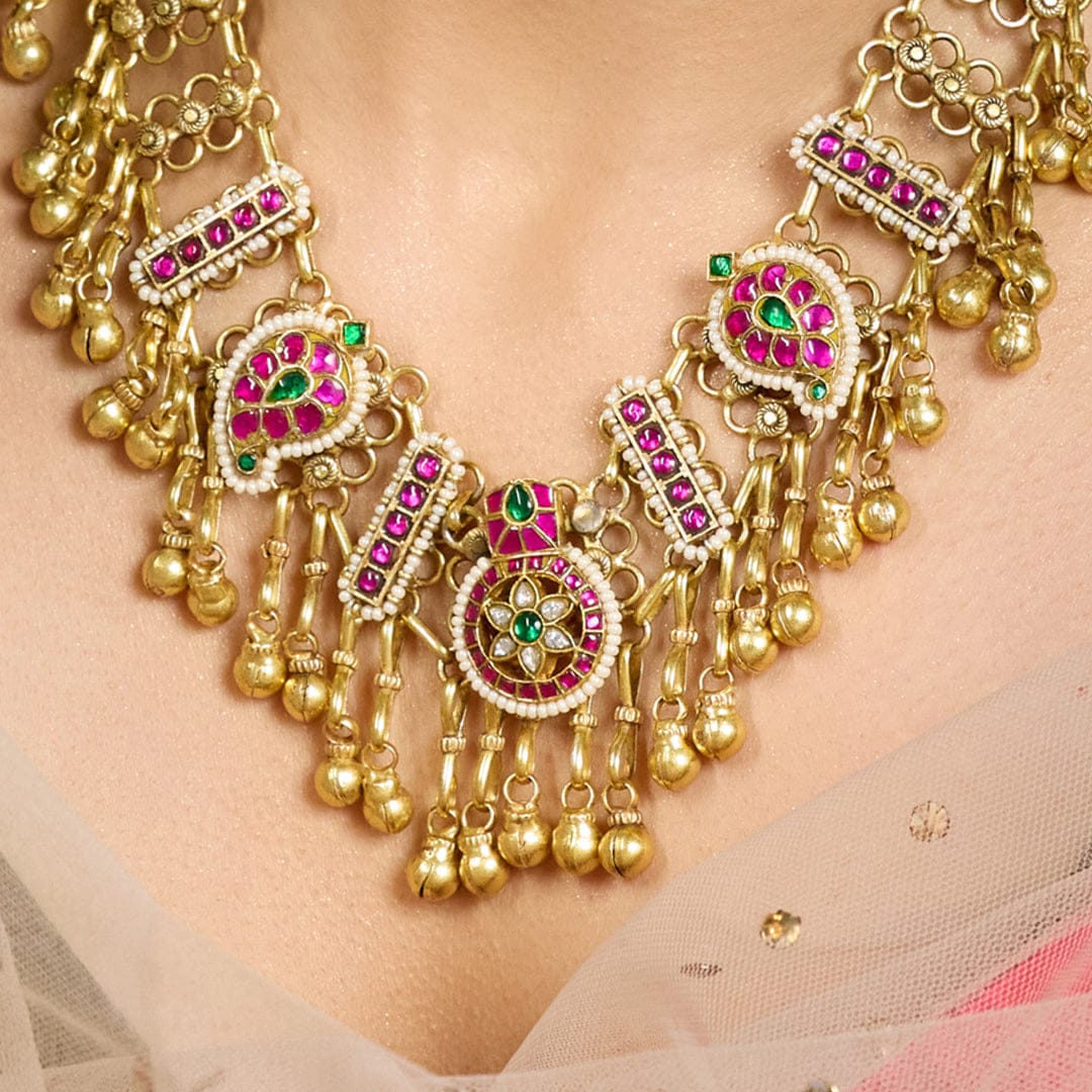 Ruhani Riwaayat Bridal Necklace Set - Image 3