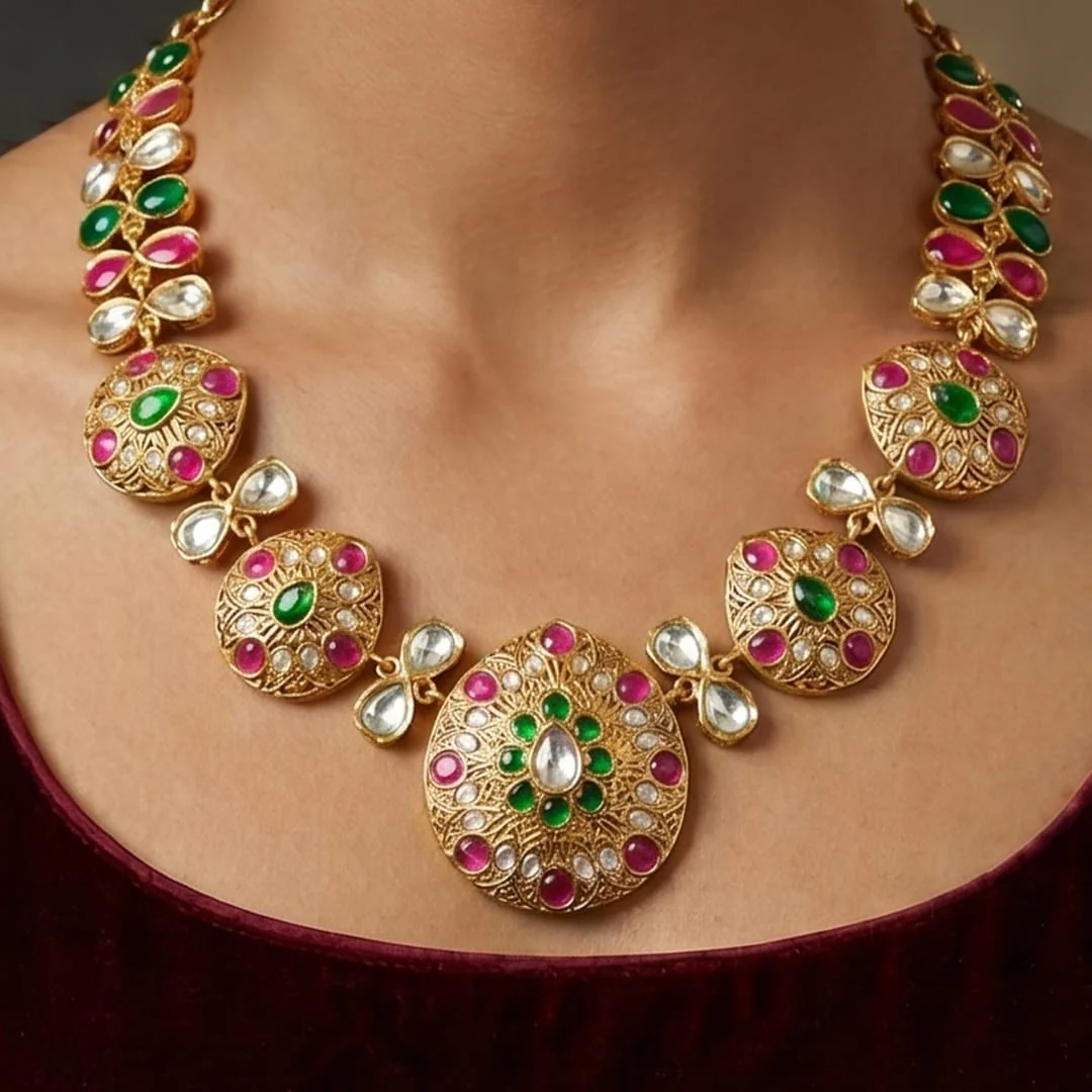 Ruvya Long necklace set - Image 3
