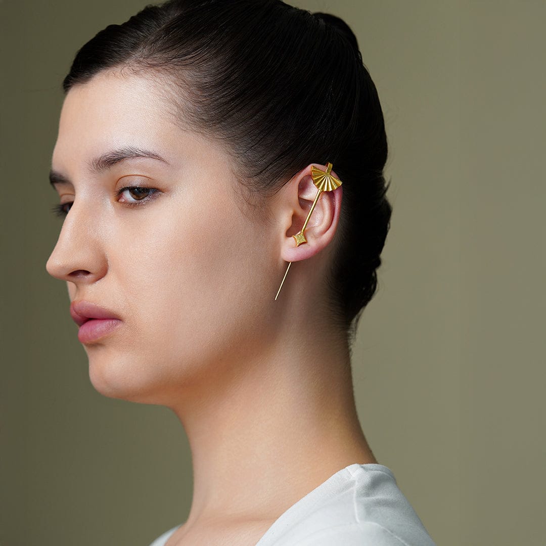 Sol Flair Cuff Earrings - Image 2