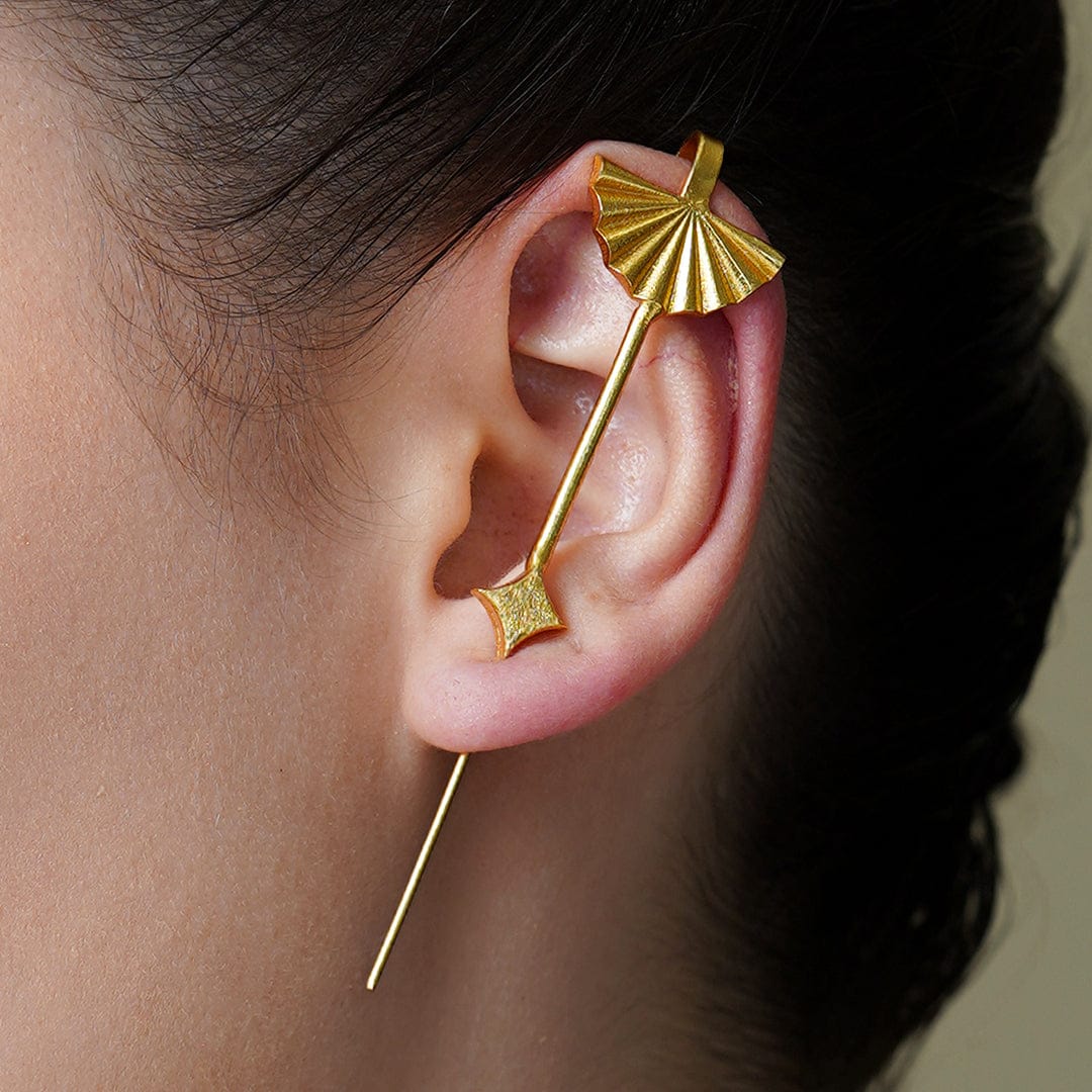 Sol Flair Cuff Earrings - Image 3