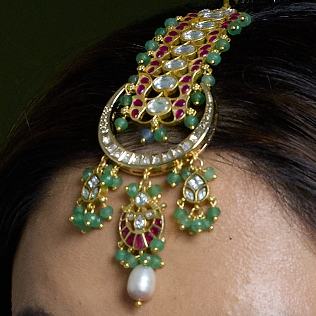 Sultana Bloom Maang Tikka - Image 3
