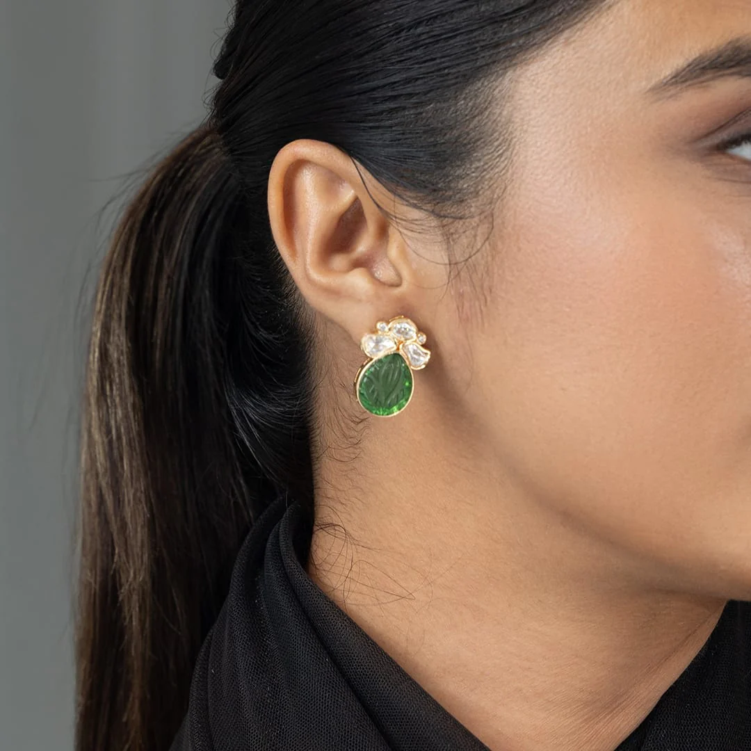 Tavya Stud Earrings - Image 2