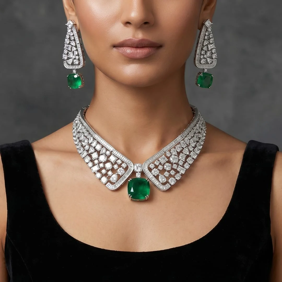 Tivya Choker necklace set