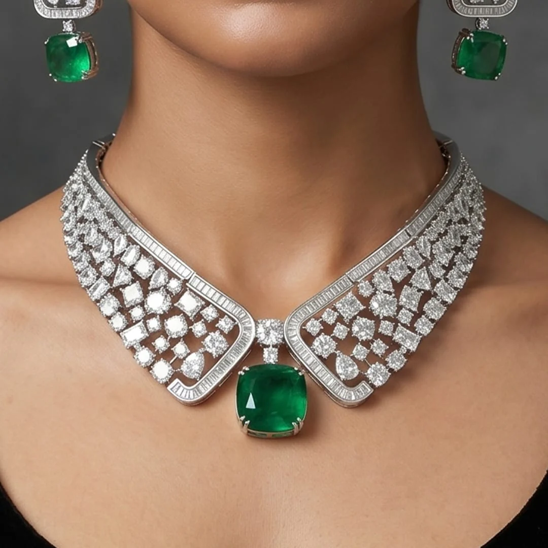Tivya Choker necklace set - Image 3