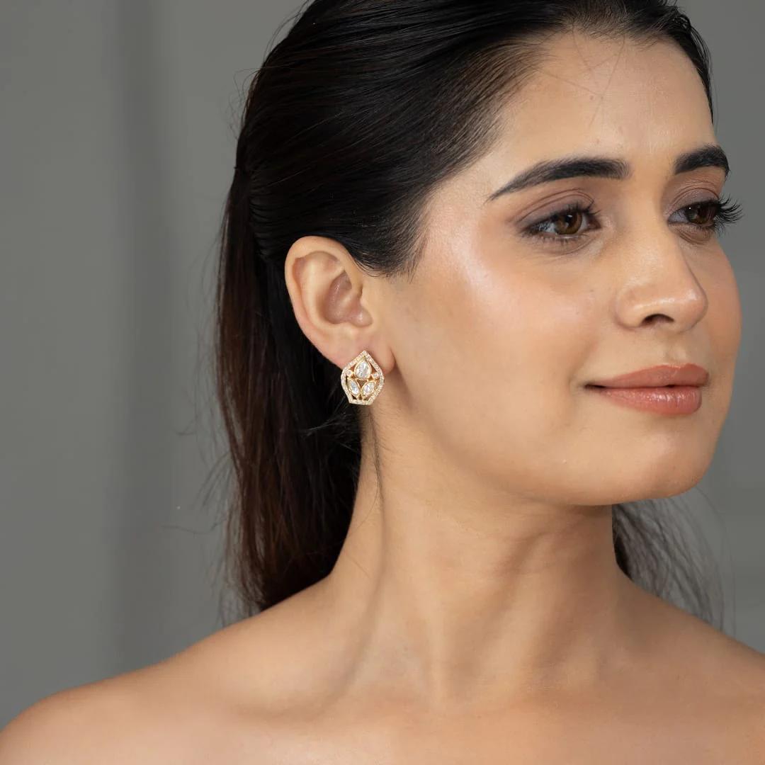 Tivya Stud Earrings - Image 2
