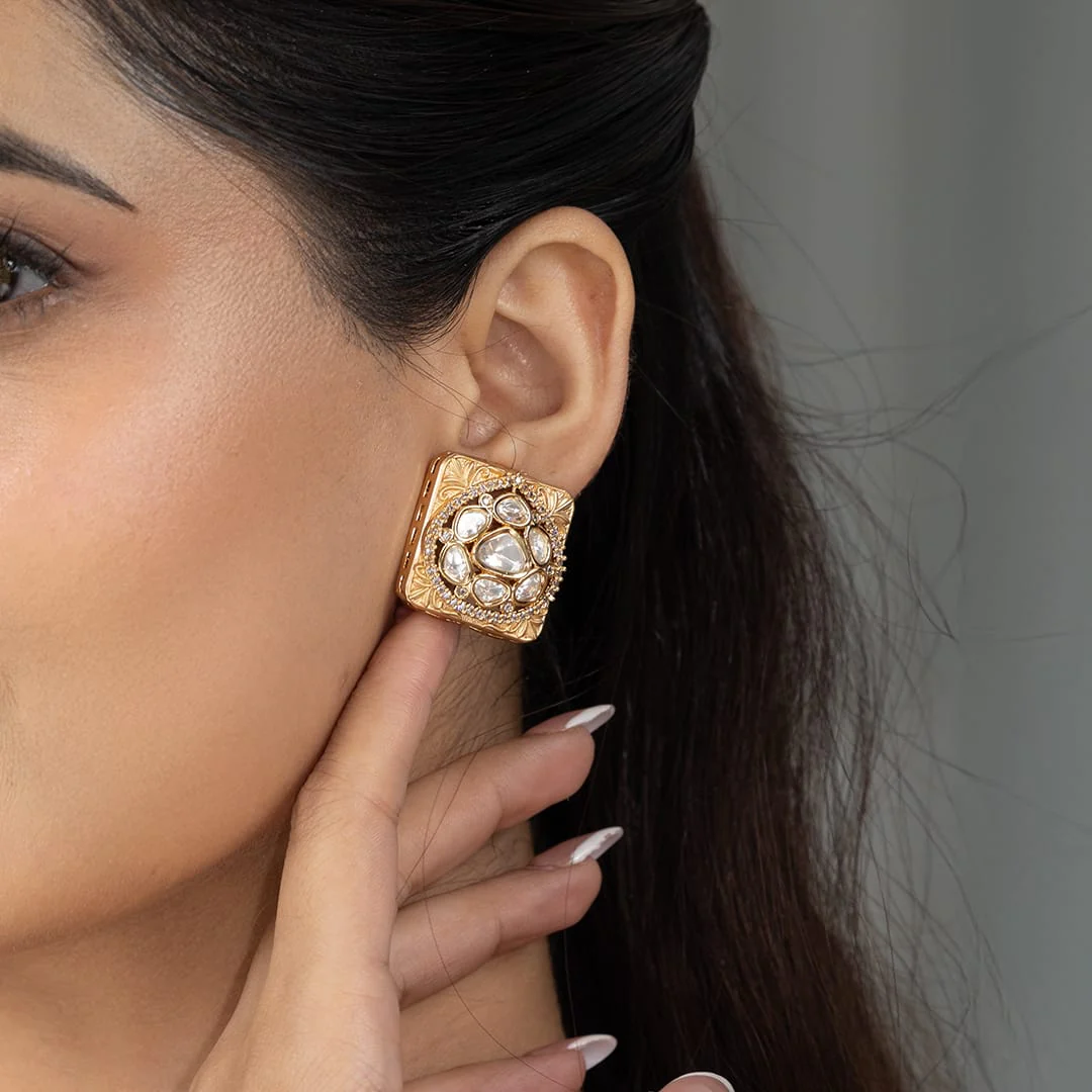 Vireya Stud Earrings - Image 2