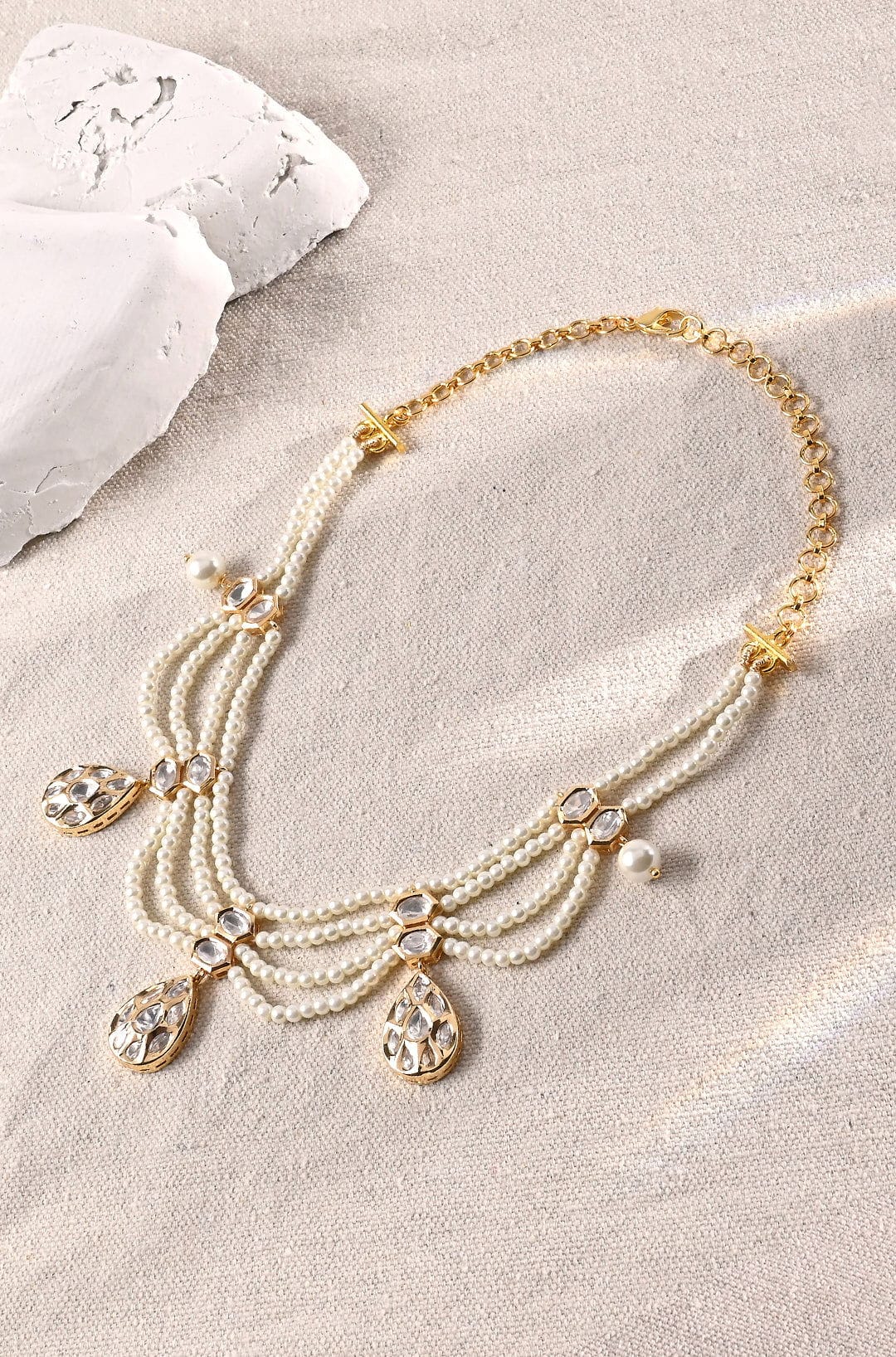 Waves Of Pearl Necklace - Image 2