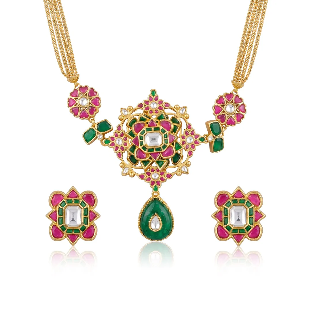 Zaira Long necklace set - Image 2