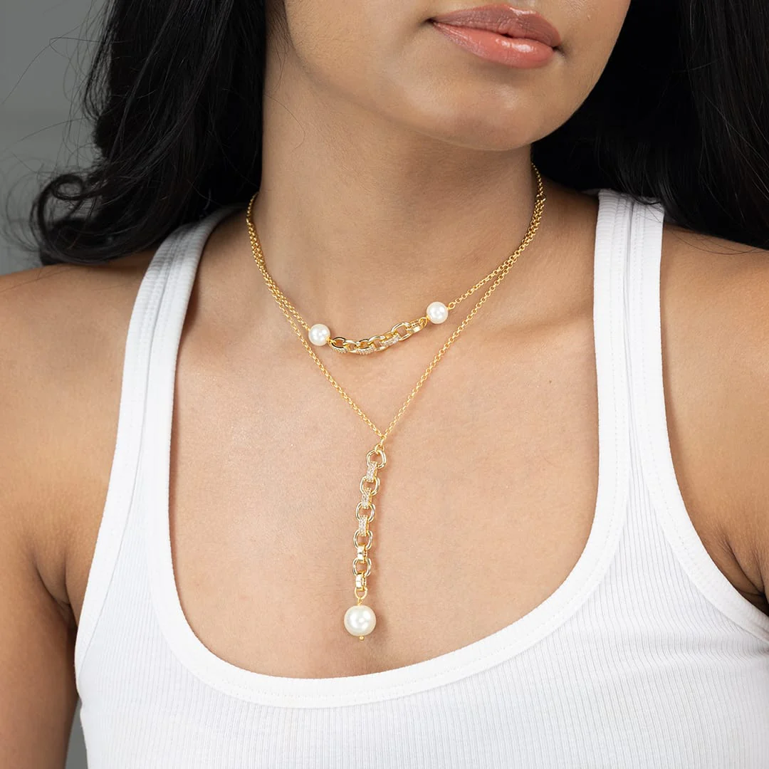 Zorya Pearl Necklace - Image 2