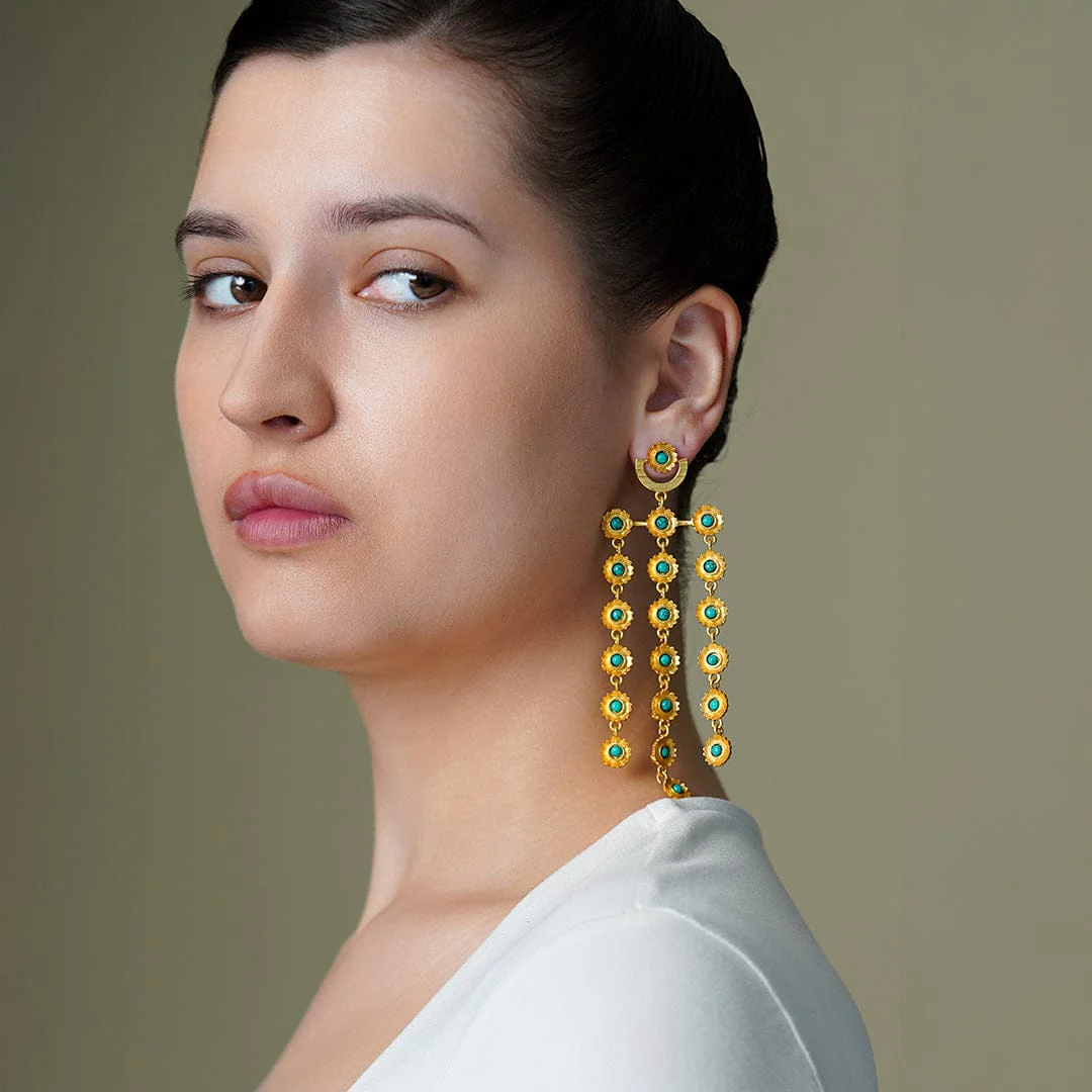 Zyrune Chandeliers Earrings - Image 2